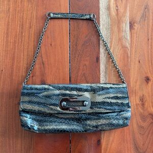 HOBO Black and Brown Shoulder bag /Clutch